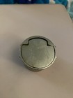 Antique Cast Iron Ink Well With Glass Insert For A School Desk
