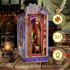 Glow In The Dark Book Nook Kits For Adults  Miniature House Dollhouse Kit For