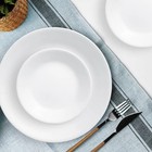 Corelle 16pc Vitrelle Livingware Dinnerware Set Frost White