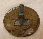 Pre-war Vintage Authentic Bronze 7up  Sidewalk Marker - 7up Safety First  Unique