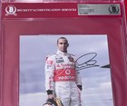 Lewis Hamilton  mclaren 2008 1st F1 Championship  Signed Photo Auto Bas Bgs 10