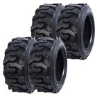 10pr 10-16 5 Sks Skid Steer Tires 4-pack 10x16 5 Fits Bobcat S185 s250 Loaders