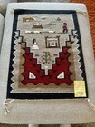 Native American Navajo    pictorial    Weaving 26x19 5    By Minnie Yazzie