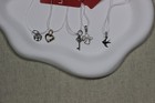 Set Of 5 Small 925 Sterling Silver Charms Pendants For Necklace