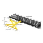 Heavy Duty 60  Landscape Rake For Category 1 Compact Tractors 3-point Hitch