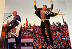  ultra Rare  Donald Trump   Elon Musk Signed 8x10  Authentic Autographs W coa
