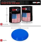 Kan Jam Traditional Flag Disc Throwing Outdoors Backyard Game   Made In The Usa