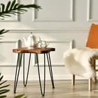 Side Table For Living Room End Table With Hairpin Legs For Bedroom Farmhouse Dec
