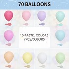 Pastel Balloons 70pcs 12 Inches Party Decorations For Girls 12 Inches  