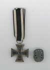 Original Ww1 1914 German Iron Cross 2nd Class Medal - Tunic Button