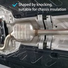 Exhaust Heat Shield Automotive Embossed Aluminum Muffler Shield wrap 12 X20 In