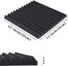 12 96pack 12 x12 x1  Acoustic Foam Panel Wedge Studio Soundproof Wall Tile
