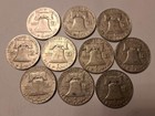 Lot  10  Franklin Half Dollar 1 2 Roll 90  Silver