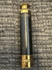 Vintage Antique Leather And Brass Telescope maritime Spy Glass  made In France 