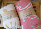 Lot Of 2 Sand Cloud Disney L   Xl Towels Mickey Rays And Boho Mermaid