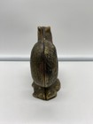 Vintage Cast Brass Sitting Squirrel With Acorn Bank Door Stop Paperweight 4-1 2 