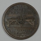 1834 S  Peck   Burnham Boston Hard Times Token Au Ht 168 L 326   Surface Marks