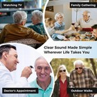 Pair Rechargeable Digital Invisible Hearing Aids Sound Voice Amplifier Ite Mini