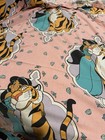 Vintage Disney Aladdin Jasmine With Rajah Tiger Twin Flat Bed Sheet