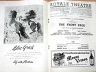Vintage Playbill 1946 New York Royale Theater The Front Page Original