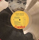 Frank Sinatra Come Fly With Me Framed Gold Etched Lp Shadowbox