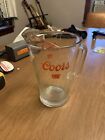 Vintage Coors Premium Beer Glass Pitcher 