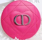 Dior Beauty Pink Rose Silver Makeup Compact Mirror Vip Gift New In Box