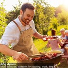 Heavy Duty Canvas Kitchen Chef Cooking Apron Cross-back Adjustable 3 Pocket s Us