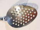 Vintage Englishtown Red Bakelite Slotted Serving Spoon Ladle Usa Tested 