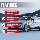 Rear Door Latch W cabel For Ford F150 1997-2004  Left And Right 2 Pack  Fit Rear