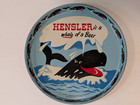 Vintage Hensler Beer Whale Of A Beer Tray Newark Nj Canco Advertising