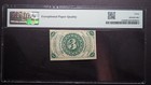 3 Cents Third Issue Fractional Currency Fr  1226 Light Background - Pmg 40 Epq