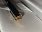 Waterman Ballpoint Pen Green Metal With Gold Trim Black Ink Vintage W  Box