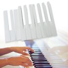 52pcs White Abs Plastic Piano Keytops Kit With Fronts Replacement Key Tops At