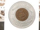 1901-p Indian Head Cent Penny Encased Buffalo  N y  Pan American Expo    Sp4303