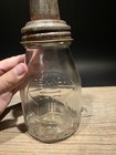 11  Vintage Style Glass Texaco Oil Bottle W Spout