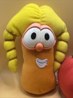 Veggie Tales Plush Lot 3 Vintage Bob Tomato Laura Carrot Cucumber Bob 1999 Read 