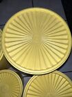 Vintage Yellow Tupperware Nesting Containers  With Lids Set Of 8 Different Sizes