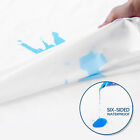 Zippered Mattress Encasement Protector Box Spring Cover 6-side Waterproof