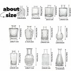 12 24 30 64pc Bud Vases Flowers Vintage Clear Glass Wedding Home