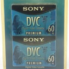  2-pack  Sony Dvc Cassette Tape Mini Dv 60min Camcorder - Dvm60prr - New Sealed