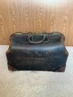 Antique Leather Physician s Doctors House Call Bag Satchel 1800 s-early 1900 s