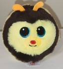 Ty Beanie Bouncers - Buzzy The Bumble Bee 3-4  New Bouncy Ball Plush Stuffed Toy