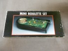 Mini Roulette Set Wheel Gambling