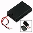 2x 3-aa Slots Battery 4 5v Compartment Case Holder Plastic On off Switch   Cover