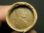      Lincoln Penny Roll Old Three Cent Piece   1909 Lincoln Wheat Ends      64vv