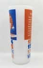 The Unisphere Ny State Worlds Fair 1964-65 Frosted Drinking Glass Tumbler Nos