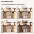 63-inch Modern Long Wooden Console Table Light Brown Entryway Foyer Sofa Table