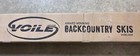 Voile Ultravector Backcountry Skis W  Voile Swithback X2 Telemark  Bindings New