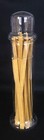 Rare Vintage 16  Tall Pyrex Glass Cylinder W cover Stamped Pyrex Corning  Lovely